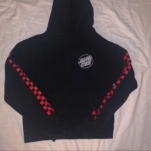 Santa Cruz checkered sweatshirt hoodie